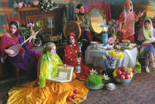 Women in Esfahan playing music